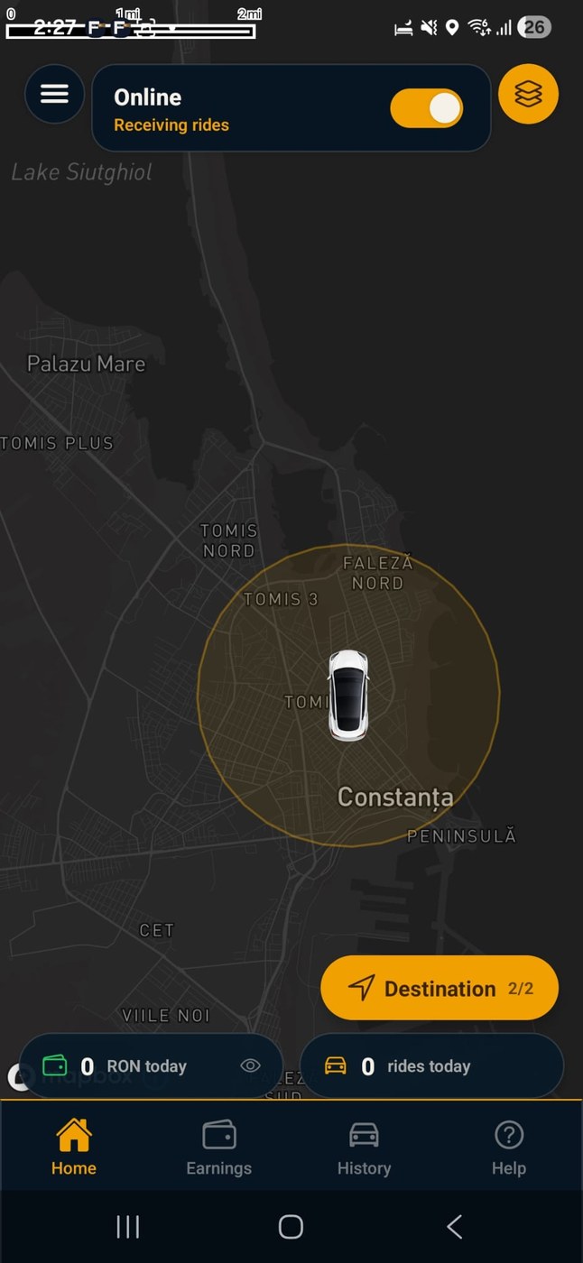 FAR — driver online map