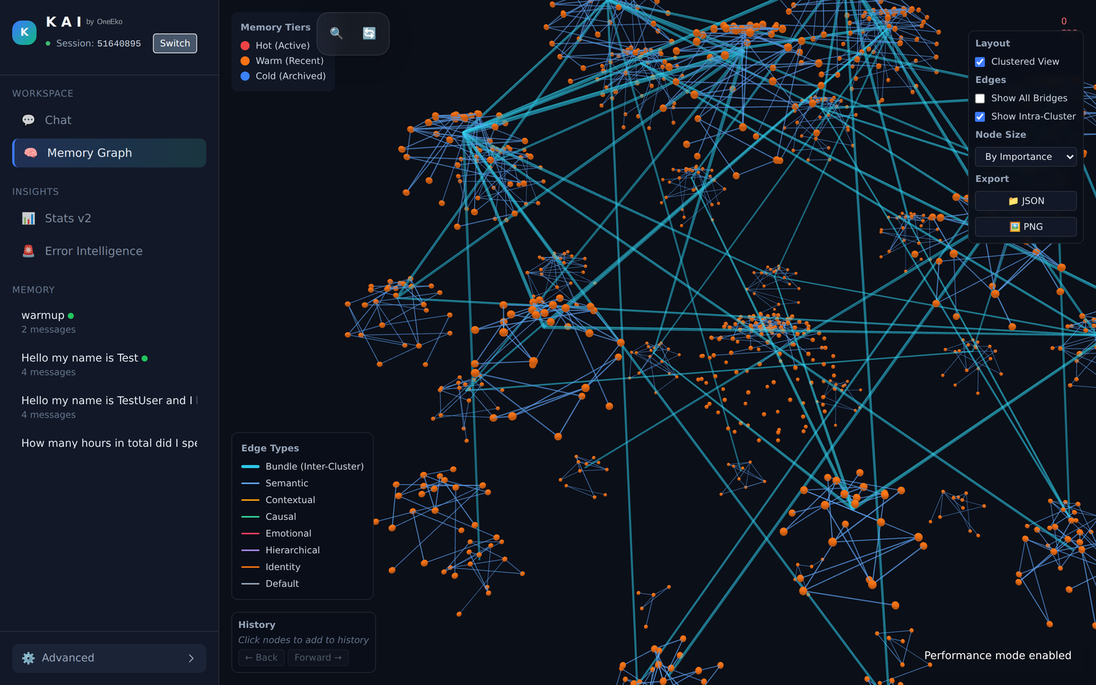 Kai — memory knowledge graph